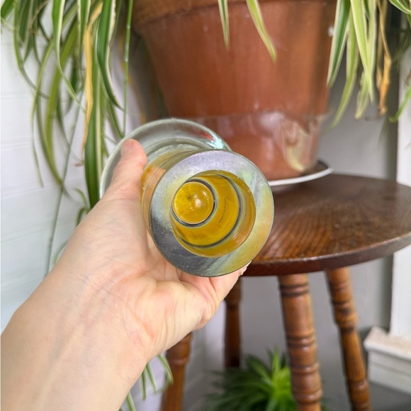 Vintage blown glass la Vida mushroom oil lamp - Picture 4 of 7